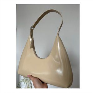 By Far Amber Shoulder Bag Beige
